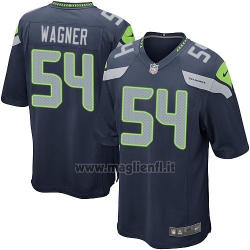 Maglia NFL Game Seattle Seahawks Wagner Blu
